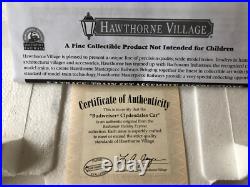 Hawthorne Village BUDWEISER Holiday Express Steam Engine Train Set With Track