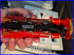 Hawthorne Village BUDWEISER Holiday Express Steam Engine Train Set With Track