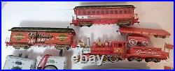 Hawthorne Village Budweiser Holiday Express Parts Repair Train Set