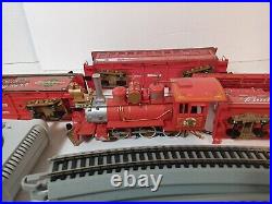 Hawthorne Village Budweiser Holiday Express Parts Repair Train Set