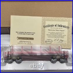 Hawthorne Village Budweiser Holiday Express Train Lot New Open Box With COA's