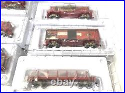 Hawthorne Village Budweiser Holiday Express Train Set Clydesdales NICE See Pics