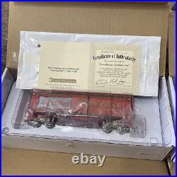Hawthorne Village Budweiser Holiday Express Train Set Clydesdales NICE See Pics