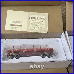 Hawthorne Village Budweiser Holiday Express Train Set Clydesdales NICE See Pics