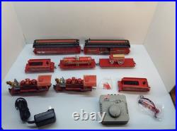 Hawthorne Village Budweiser Holiday Express Train Set with Tracks & COA UNTESTED