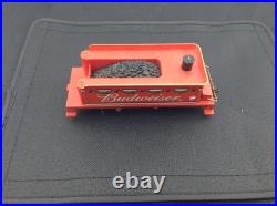 Hawthorne Village Budweiser Holiday Express Train Set with Tracks & COA UNTESTED