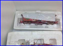 Hawthorne Village Budweiser Holiday Express Train Set with Tracks & COA UNTESTED