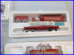 Hawthorne Village Budweiser Holiday Express Train Set with Tracks & COA UNTESTED