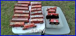 Hawthorne Village Budweiser Train Locomotive Tender Set+15 Dif Cars and Caboose