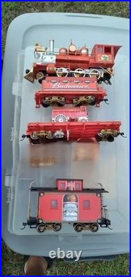Hawthorne Village Budweiser Train Locomotive Tender Set+15 Dif Cars and Caboose Hawthorne Village Budweiser Train Locomotive Tender Set+15 Dif Cars and Caboose