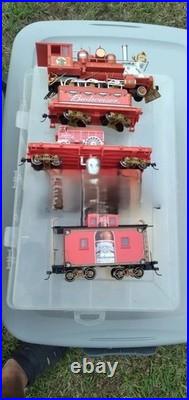 Hawthorne Village Budweiser Train Locomotive Tender Set+15 Dif Cars and Caboose