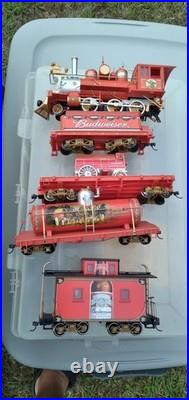 Hawthorne Village Budweiser Train Locomotive Tender Set+16 Dif Cars and Caboose