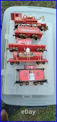 Hawthorne Village Budweiser Train Locomotive Tender Set+16 Dif Cars and Caboose