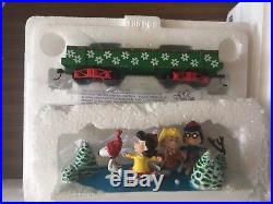 Hawthorne Village Christmas Peanuts 8-piece Train Set New