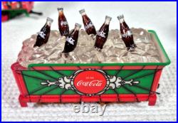 Hawthorne Village Coca Cola Chirstmas Train and Accessories Set