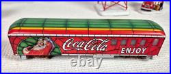 Hawthorne Village Coca Cola Chirstmas Train and Accessories Set