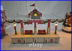 Hawthorne Village Coca Cola Chirstmas Train and Accessories Set