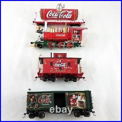 Hawthorne Village Coca Cola Through The Year ON30 Scale Electric Train Set 13 Pc