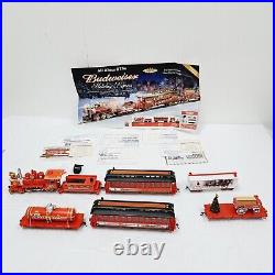 Hawthorne Village Collection Budweiser Holiday Express Train Set