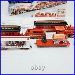 Hawthorne Village Collection Budweiser Holiday Express Train Set