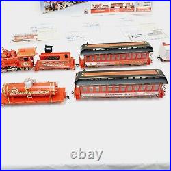 Hawthorne Village Collection Budweiser Holiday Express Train Set