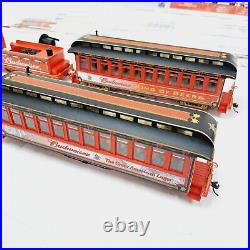 Hawthorne Village Collection Budweiser Holiday Express Train Set