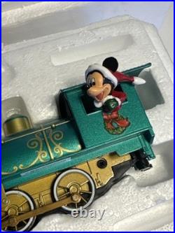 Hawthorne Village Disney Mickey Christmas Train Set Bachmann Tested Working