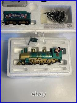 Hawthorne Village Disney Mickey Christmas Train Set Bachmann Tested Working Hawthorne Village Disney Mickey Christmas Train Set Bachmann Tested Working