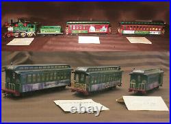 Hawthorne Village On30 Thomas Kinkade Christmas Express Train Set Collection