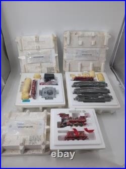 Hawthorne Village Rudolph's Christmas Town Express Train Set COA New