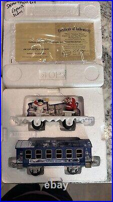 Hawthorne Village Snow Town Express Train Set Bradford Exchange
