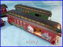 Hawthorne Village Thomas Kinkade Christmas Express Train, 4 Car Set