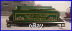Hawthorne Village Thomas Kinkade Christmas Express Train Set! E-Z Track! On30