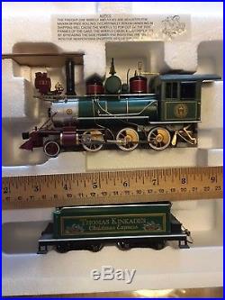Hawthorne Village Thomas Kinkade Christmas Express Train Set with Track