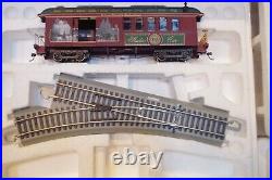 Hawthorne Village Thomas Kinkade's Christmas Train Set 9 Trains And 4 Buildings