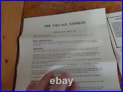 Heritage Village Express O Gauge Scale Electric Train Set WORKS! , very Rare