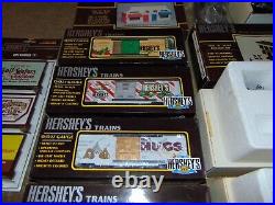 Hershey's Holiday Express (7) Unit 0-27 Gauge Electric Train Set NIB 27 Pieces