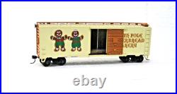 Ho Bachmann Jingle Bell Express Train Set Loco Tender 4 Cars 724 Nob