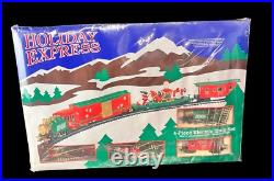 Holiday Express 4 Piece Electric Train Set HO Christmas Santa Claus 01029 NEW