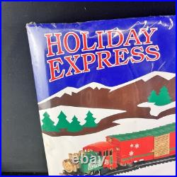 Holiday Express 4 Piece Electric Train Set HO Christmas Santa Claus 01029 NEW