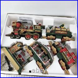 Holiday Express Animated Train Set Christmas No. 386 RARE Vintage New Bright Red