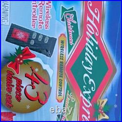 Holiday Express Wireless Remote North Pole Express 43pc Christmas Train Set