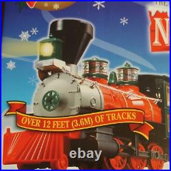 Holiday Train Set The North Pole Express Eztec Christmas Tree New Music Lights