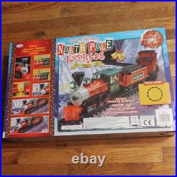 Holiday Train Set The North Pole Express Eztec Christmas Tree New Music Lights