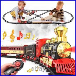 Hot Bee Christmas Train Set, Train Set for Toddlers 2-4, Train Toy with Remote