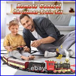 Hot Bee Christmas Train Set, Train Set for Toddlers 2-4, Train Toy with Remote