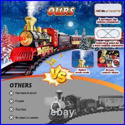 Hot Bee Christmas Train Set, Train Set for Toddlers 2-4, Train Toy with Remote