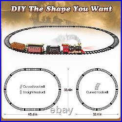 Hot Bee Train Set Christmas Train with Remote Control Train Toys for Boys w Hot Bee Train Set Christmas Train with Remote Control Train Toys for Boys w
