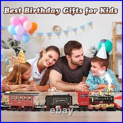Hot Bee Train Set Christmas Train with Remote Control Train Toys for Boys w Hot Bee Train Set Christmas Train with Remote Control Train Toys for Boys w