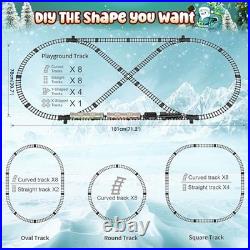 Hot Bee Train Set Train Toys for Boys withSmokes, Lights & Sound